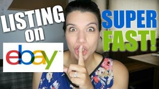 How I List on eBay Start to Finish! SUPER FAST METHOD!